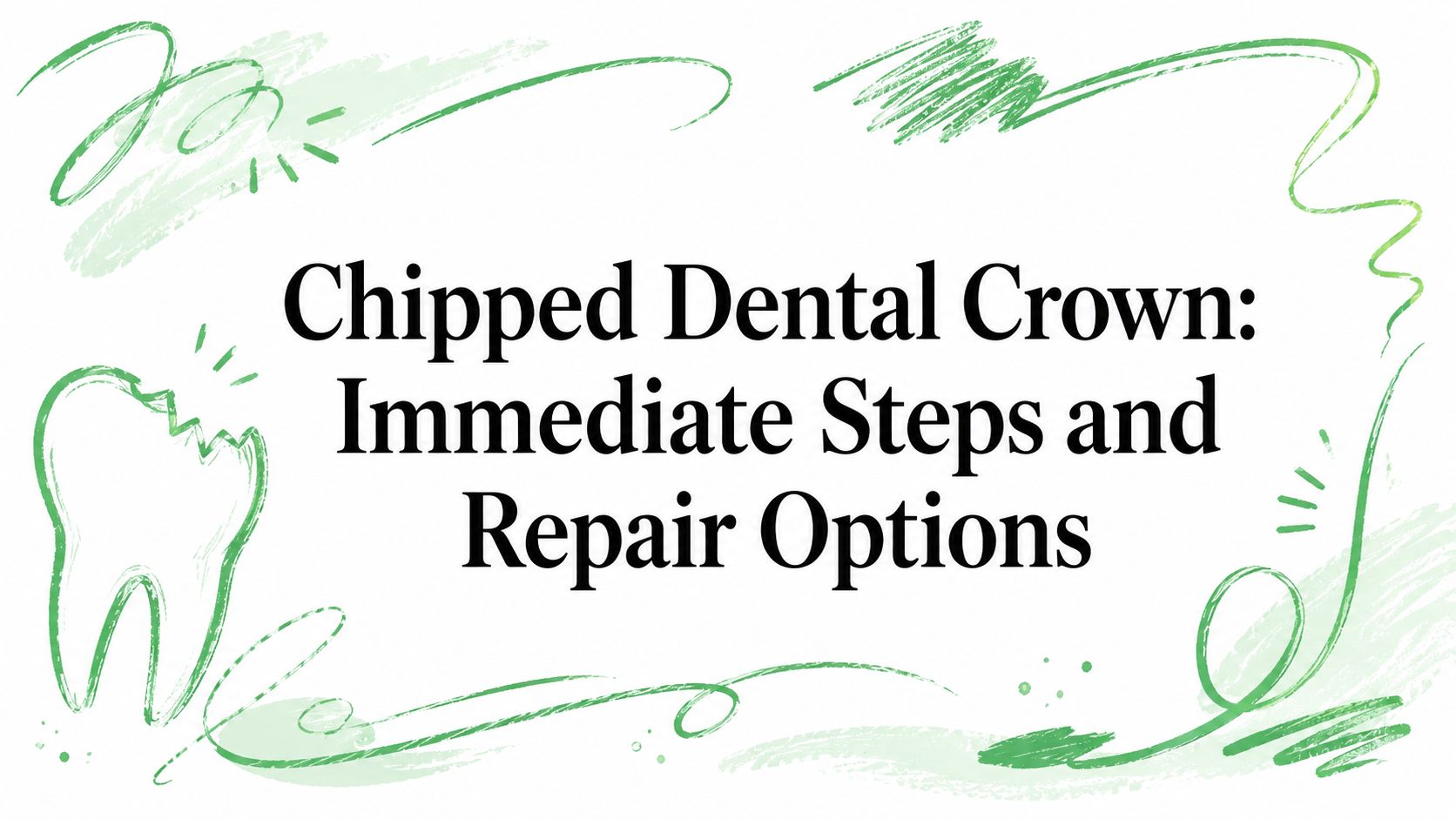 Chipped Dental Crown: Immediate Steps and Repair Options