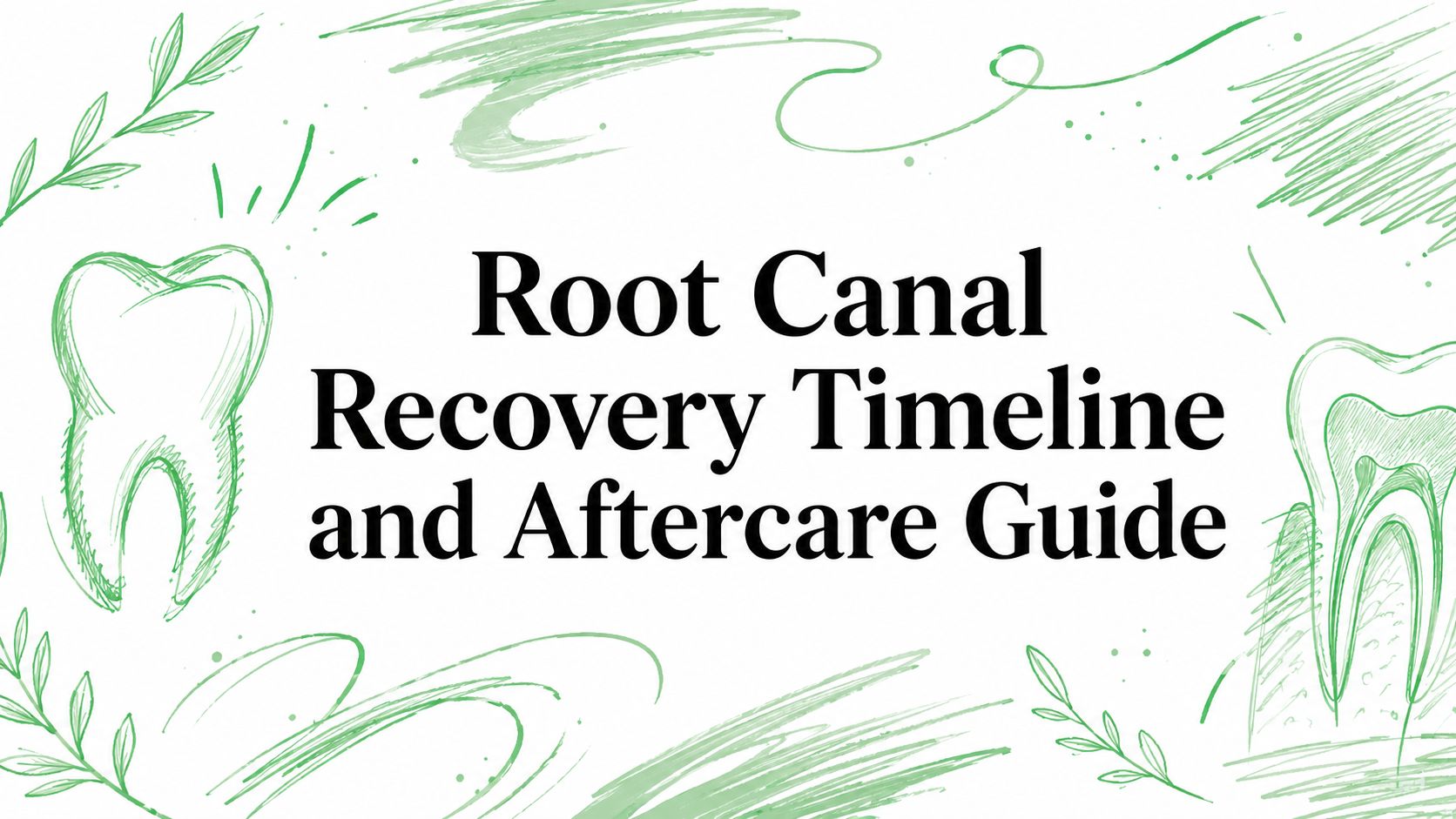 Root Canal Recovery Timeline and Aftercare Guide