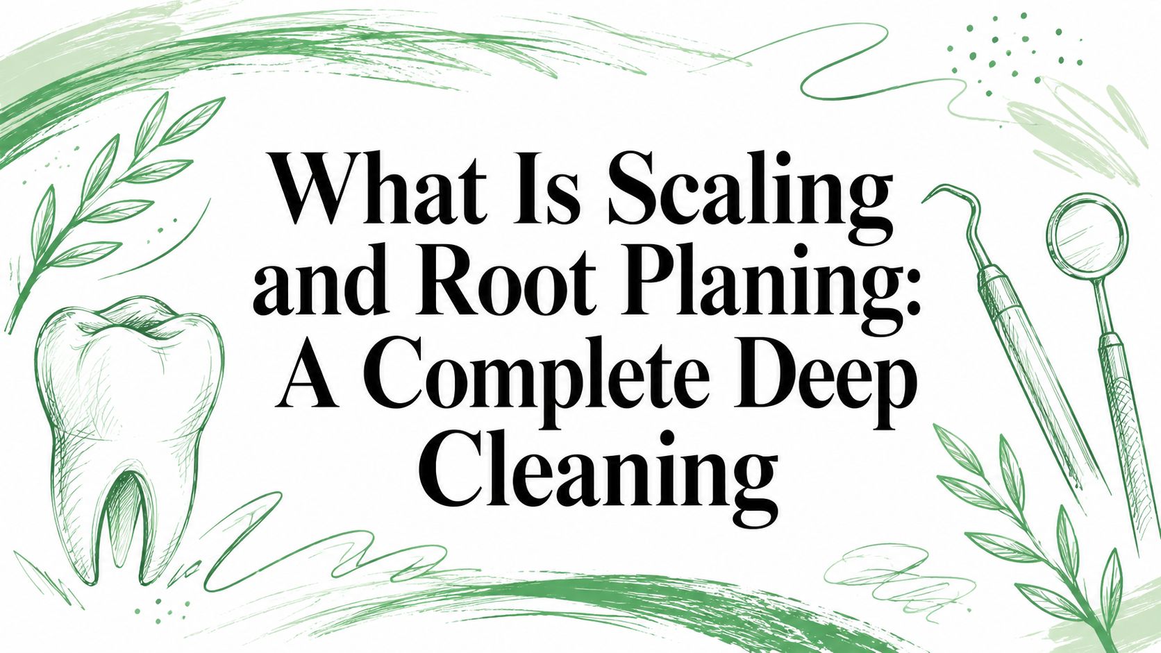 What Is Scaling and Root Planing: A Complete Deep Cleaning